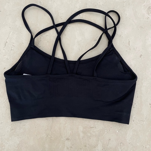Forever 21 Black Stretch Bralette eye/sports bra - Picture 3 of 3